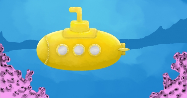 Creation of yellow submarine: Step 5